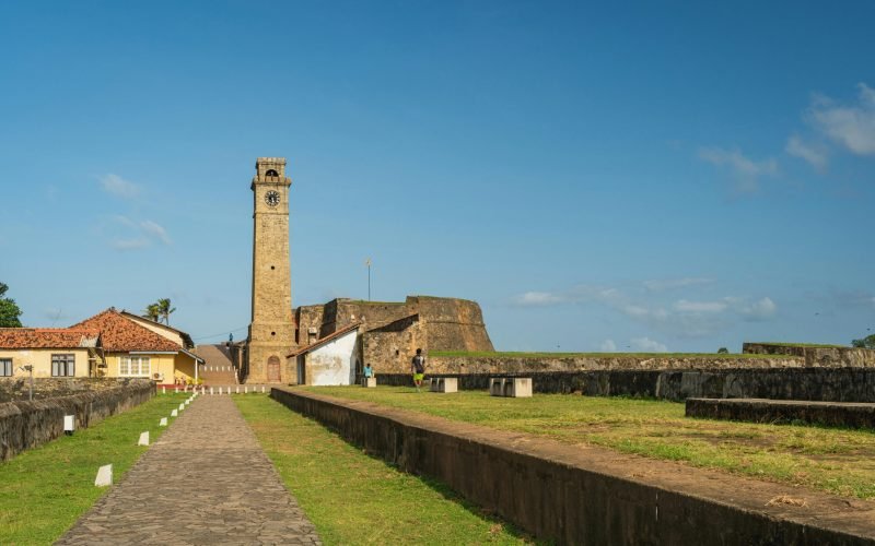 Explore the historic Galle Fort with its iconic clock tower and scenic views in Sri Lanka.